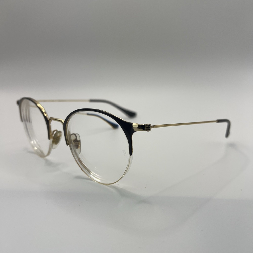 Ray Ban Eyeglasses, Frames Only, RB 3578V 2905, 48-22-145, Brown/Gold, Half Rim